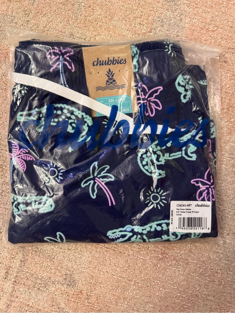 chubbies swim trunk w liner